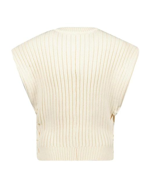 IRO Natural Ribbed Top