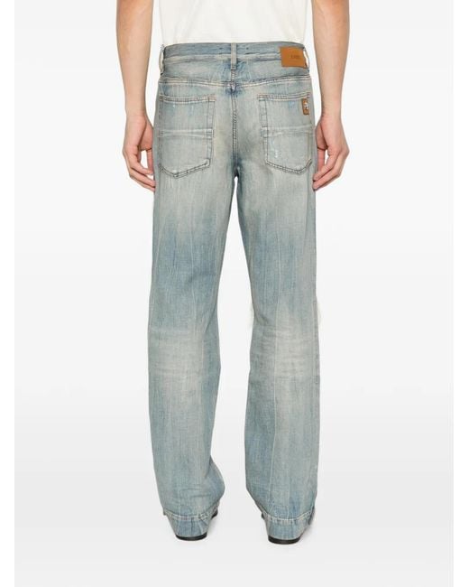 Amiri Blue Distressed Jeans for men