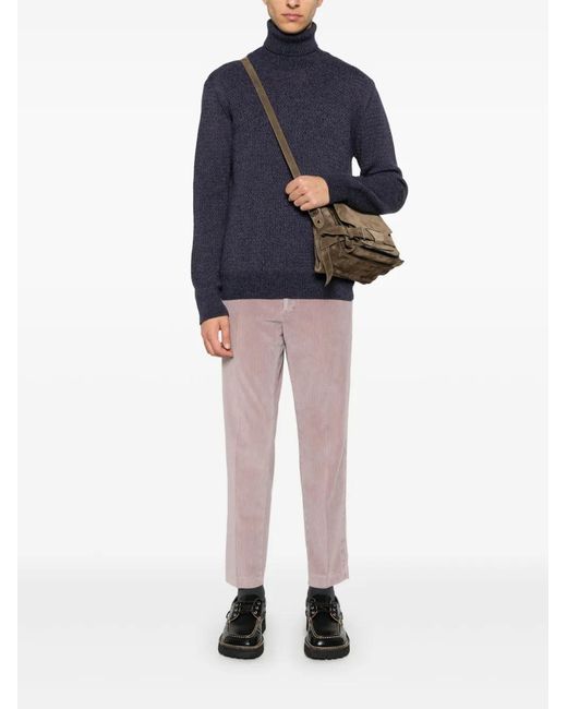 D4.0 Blue Wool Sweater for men