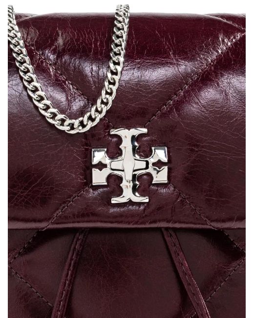 Tory Burch Purple Gesteppter Rucksack