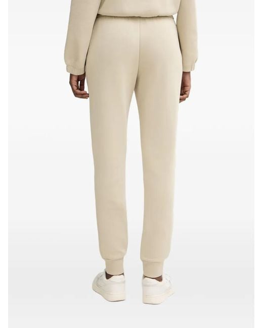 ARMANI EXCHANGE Natural Logo-Patch Drawstring Track Pants