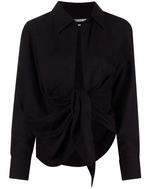Jacquemus Black La Chemise Bahia