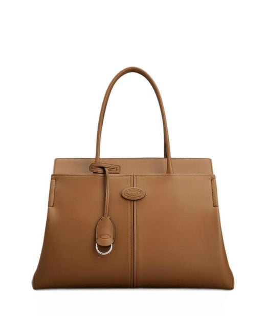 Borsa Shopper Media di Tod's in Brown