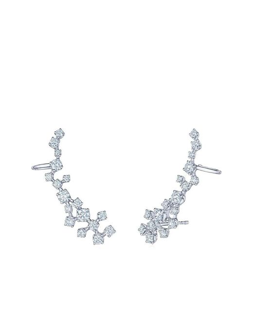 Kwiat Metallic 18K Diamond Constellation Ear Climbers