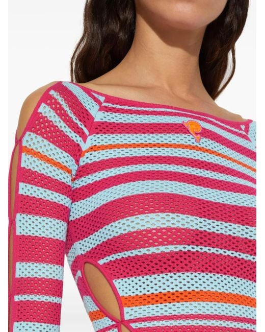 Emilio Pucci Gestreepte Top in het Red