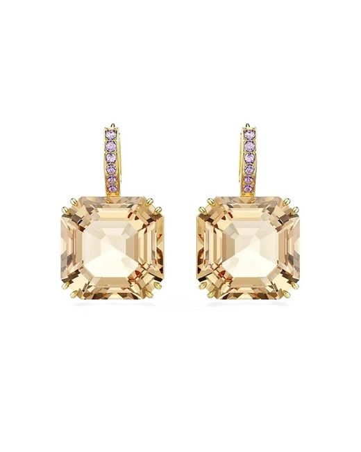 Swarovski Metallic Millenia-Tone Crystal Earrings