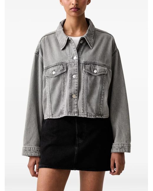 Marc O' Polo Gray Button-Fastening Jacket