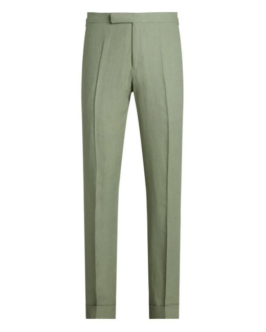 Polo Ralph Lauren Men's Green Linen Pants