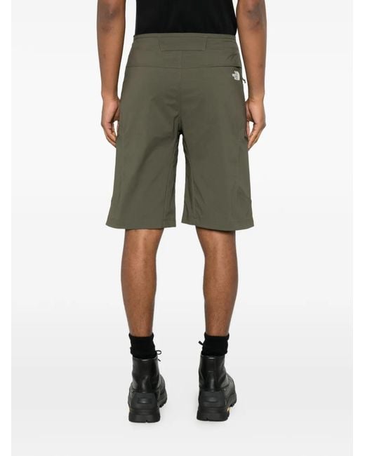 The North Face Green Shorts Logo for men