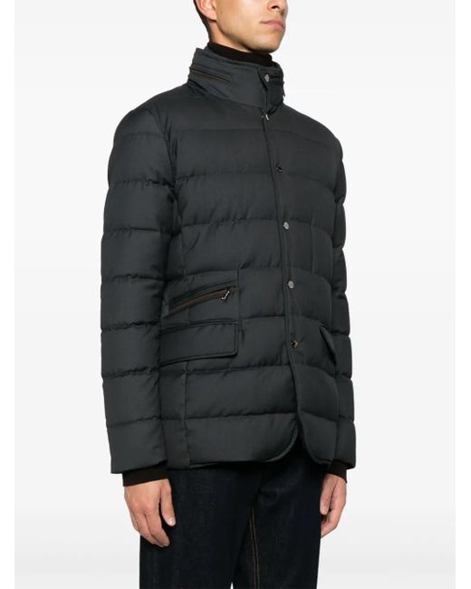 Moorer Black Ilvo-Pum Jacket for men