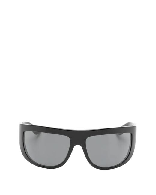 Oliver Peoples Gray Geometric-Frame Sunglasses