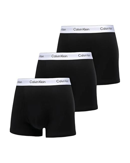 Calvin Klein Black Logo Boxers (Set Of Three) for men
