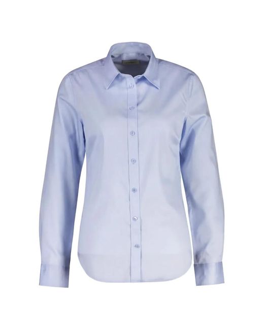 Gant Blue Button-Down Long-Sleeves Shirt