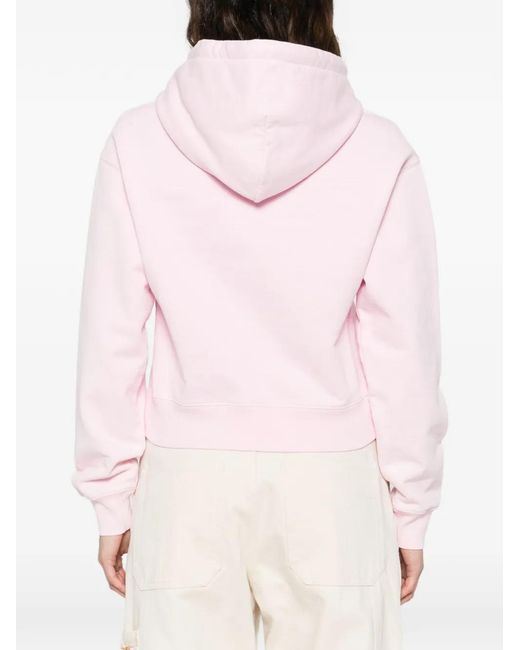 Sudadera con capucha y parche del logo de Jacquemus de color Pink