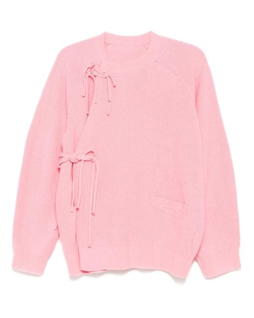 JNBY クルーネック カーディガン Pink