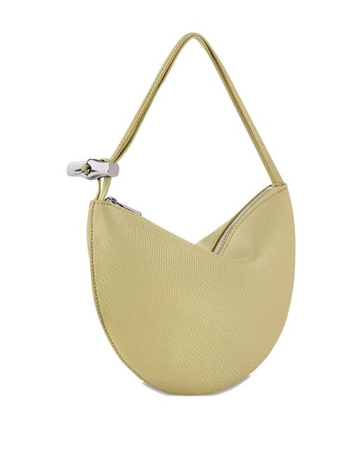 Longchamp White Small Le Roseau Tote Bag