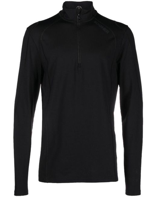 Bogner Harry Sport-T-Shirt mit Reißverschluss in Black für Herren