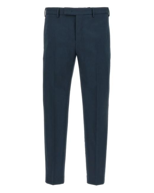 PT Torino Blue Dieci Trousers for men