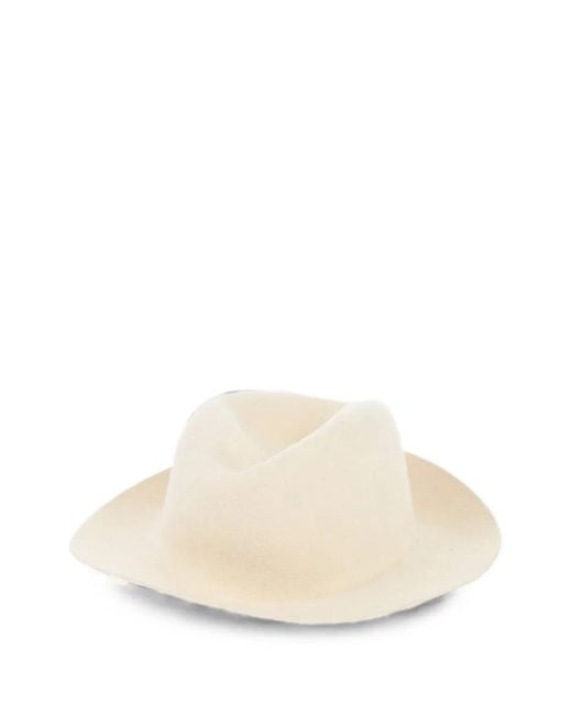 Scha Natural Felt Fedora Hat