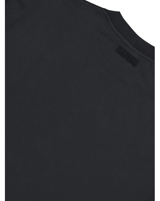 Vetements Black Polizei Eagle-Emblem T-Shirt for men