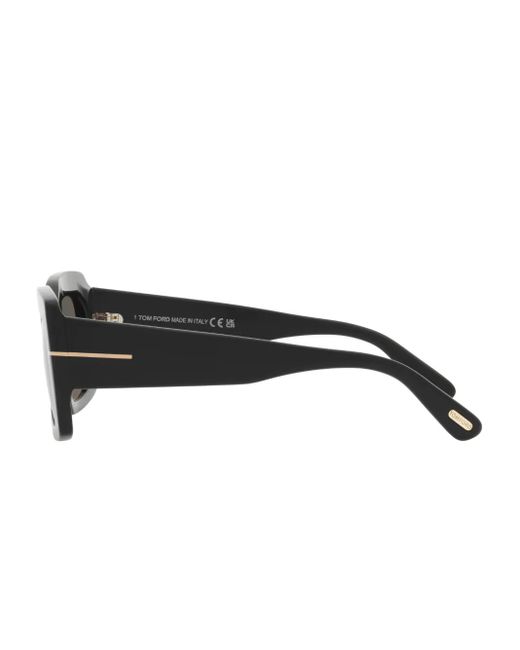 Tom Ford Black Square-Frame Sunglasses