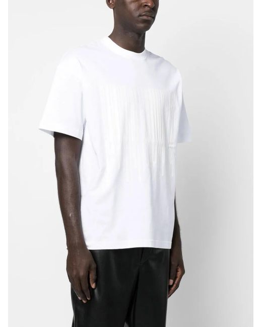 VTMNTS White Dripping-Barcode T-Shirt