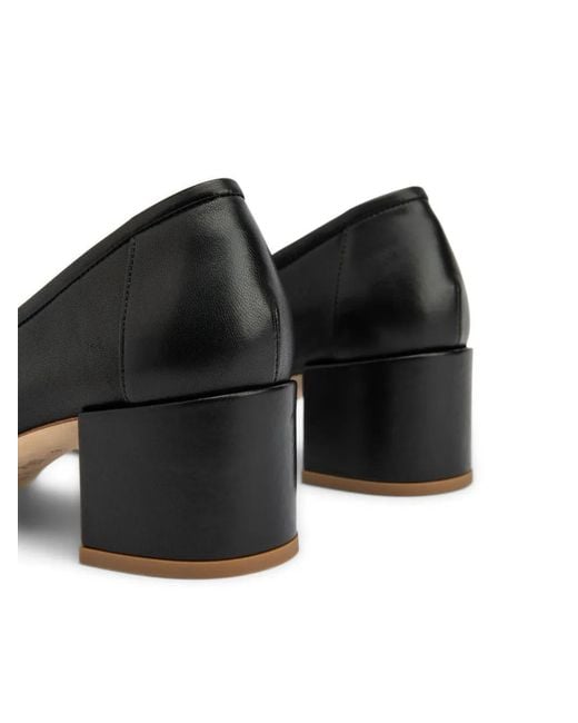 By Far Black Prudence Leather Pumps