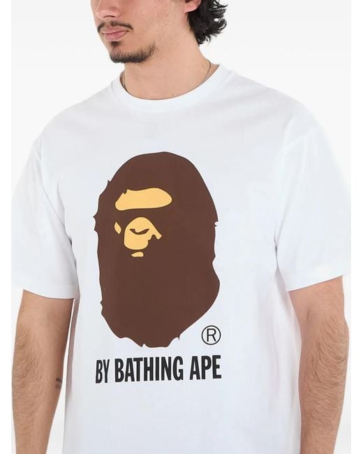 A Bathing Ape White By Bathing Ape Tee T-Shirt