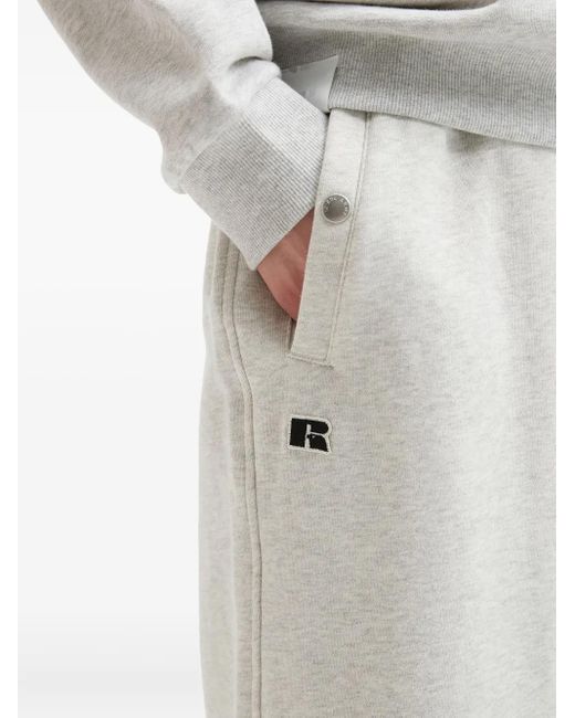 Izzue X Russell Athletic Jogginghose mit Logo-Patch in White für Herren