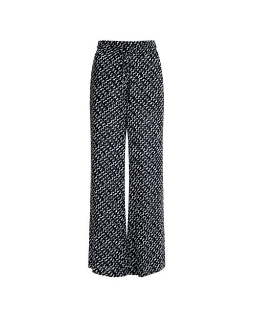 Donde Esteban Gray Stars Waves Trousers