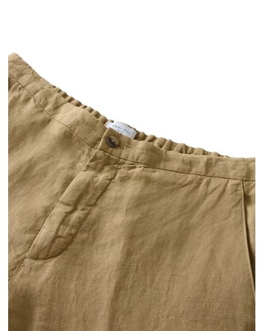 Boglioli Natural Button-Up Trousers for men