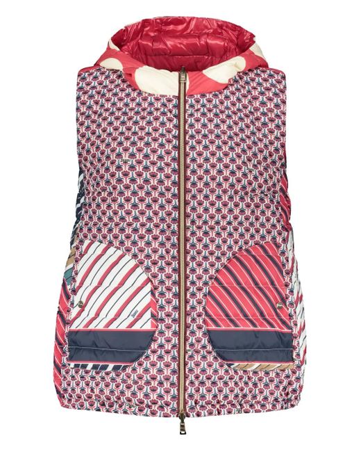 Herno Red Reversible Down Gilet