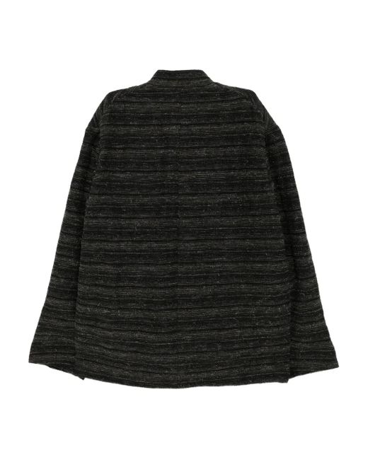 CALMLENCE Stand Collar Jacket in Black for Men | Lyst