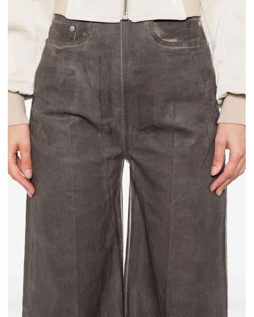 Rick Owens Gray Dirt Cooper Trousers