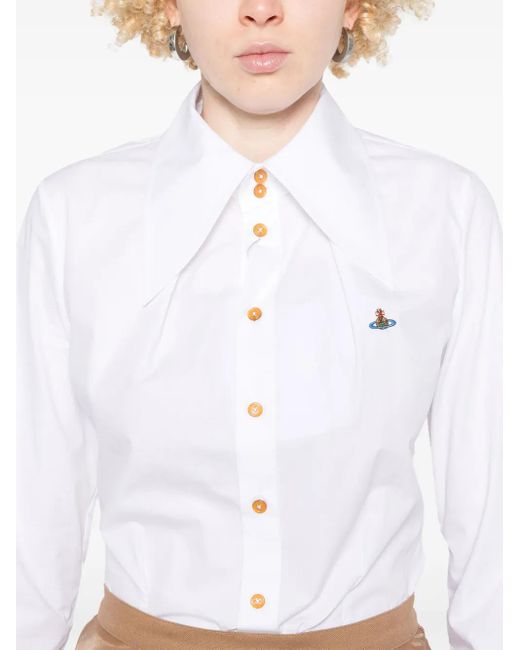 Vivienne Westwood White 'W Violin' Shirt