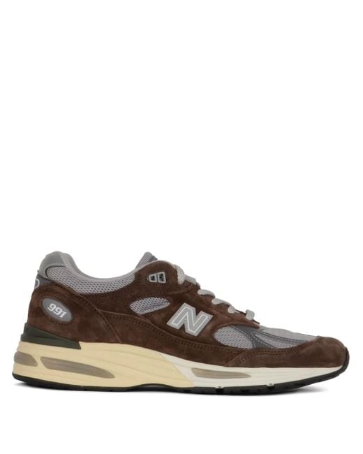 New Balance Brown 991V2 Sneakers for men