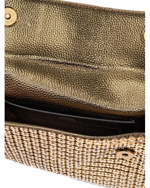 Kurt Geiger Metallic Small Party Chain-Embellished Cross Body Bag