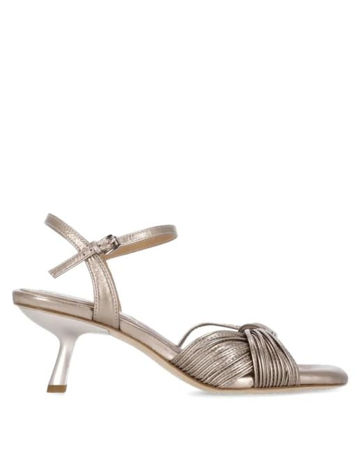 Ash Metallic Geknotete Sandalen mit Knöchelriemen 60mm