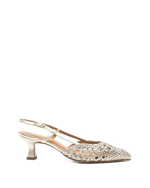 Pedro Miralles White Cutout Mules