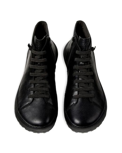 Stivaletti Stringati di Camper in Black da Uomo