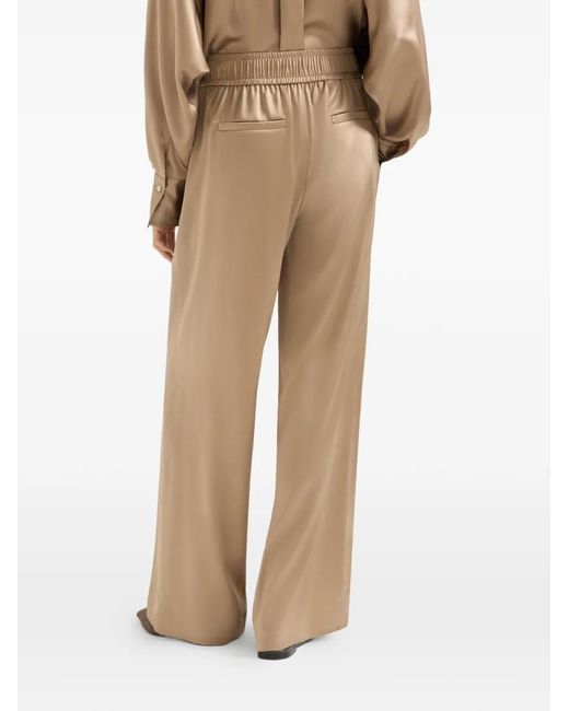 Brunello Cucinelli Natural Elasticated-Waistband Trousers