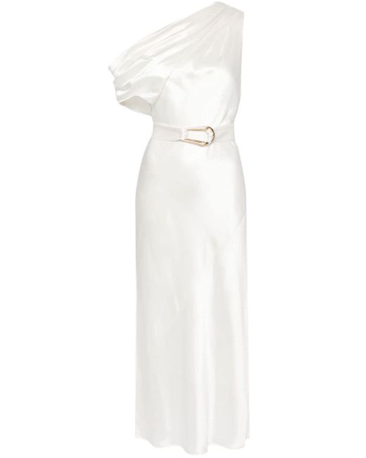 Robe à épaule dénudées Acler en coloris White