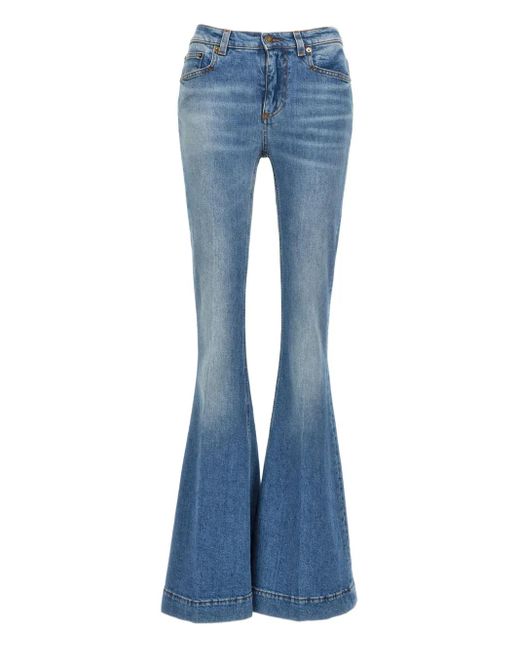Roberto Cavalli Blue Flared Jeans