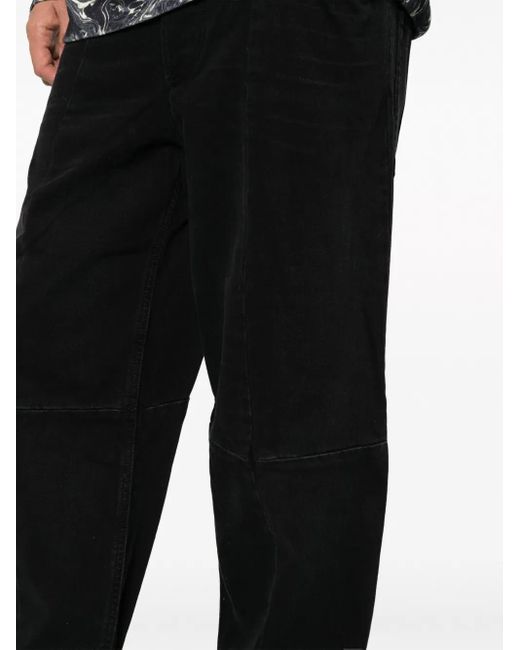 Isabel Marant Black Jorel Panelled Trousers for men