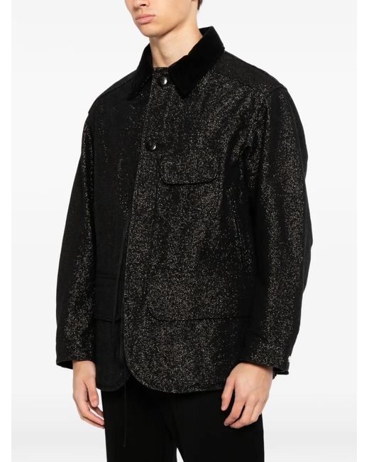 Midorikawa Black Buttoned Jacket for men