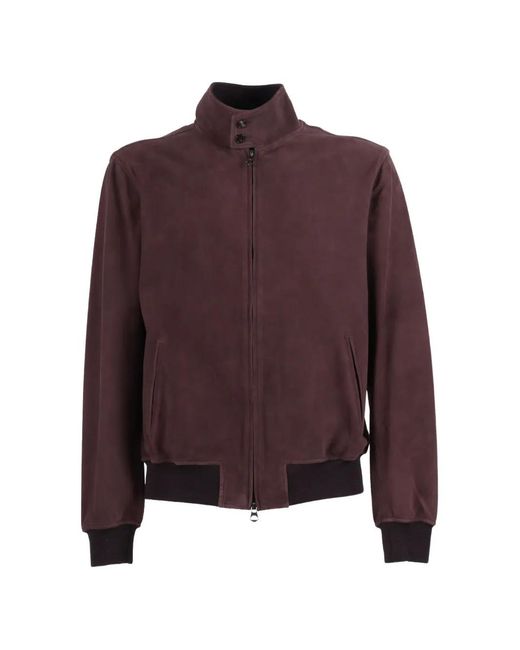 Stewart Purple Jeff Suede Jacket for men