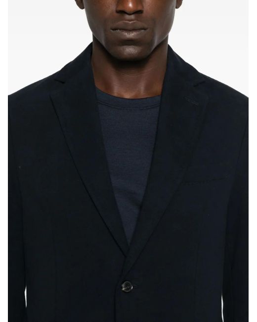 Circolo 1901 Blue Two-Button Patch-Pocket Blazer for men