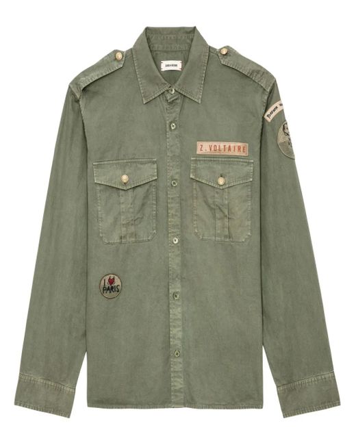 Zadig & Voltaire Green Taskal Shirt