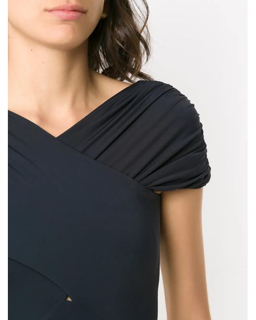 Amir Slama Black Open Back Body Blouse
