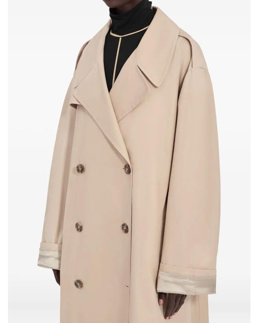 MM6 by Maison Martin Margiela ダブルブレスト トレンチコート Natural